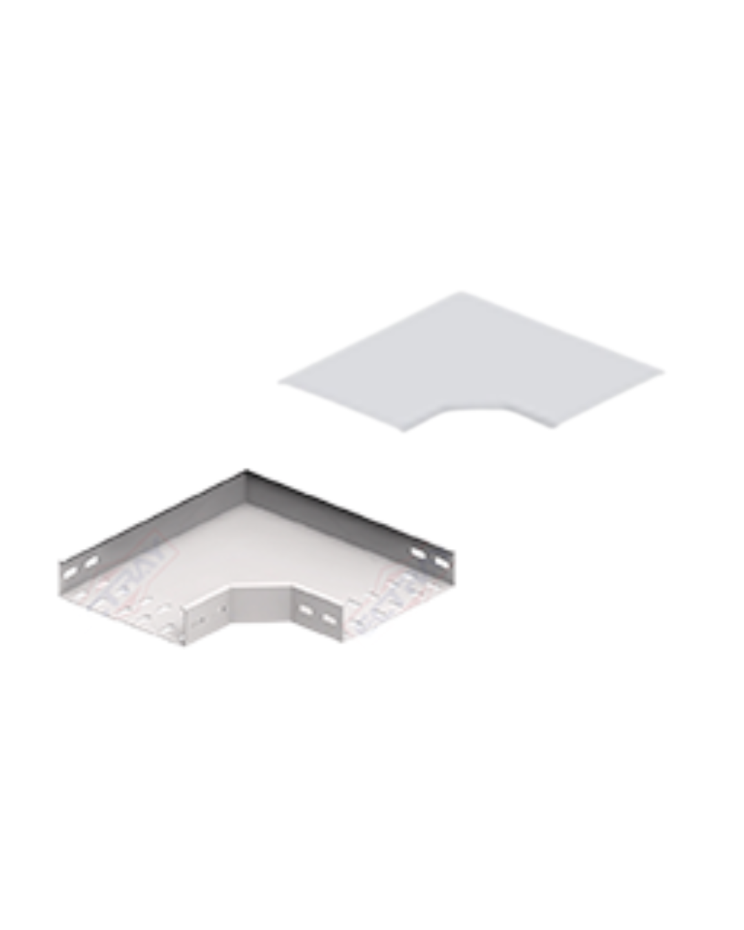 CURVA 90° CON CUBIERTA H50×W100/W300×L3000