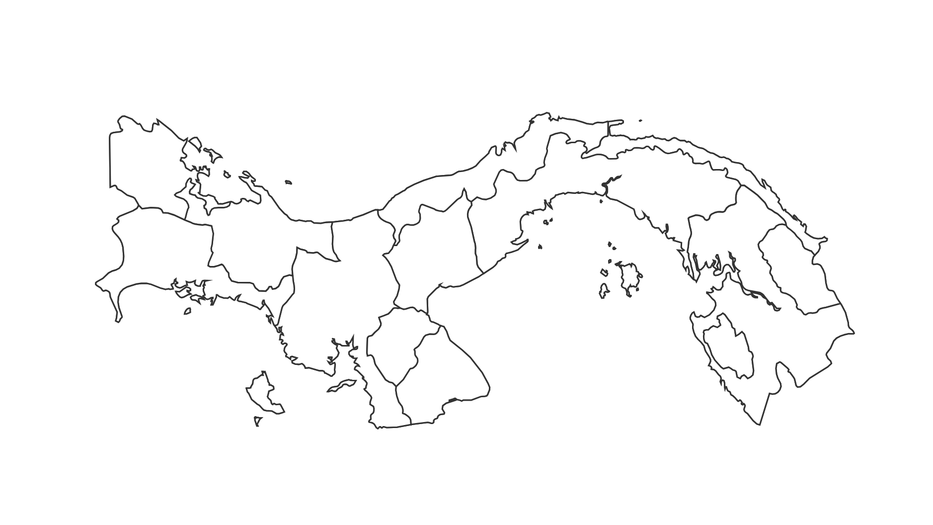 Mapa de Panamá con proyectos solares