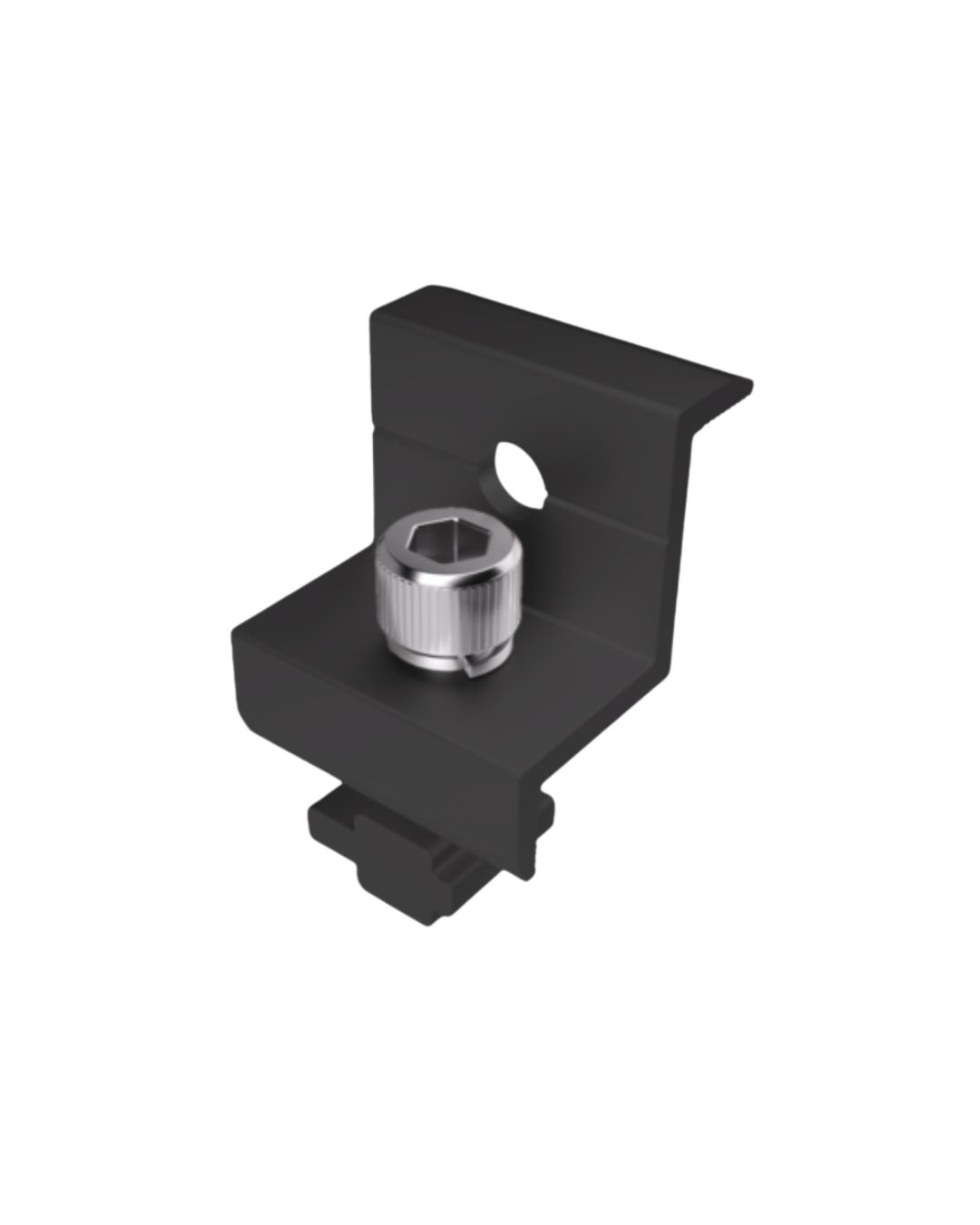 MIBET END CLAMP 30/35 L50 BLACK